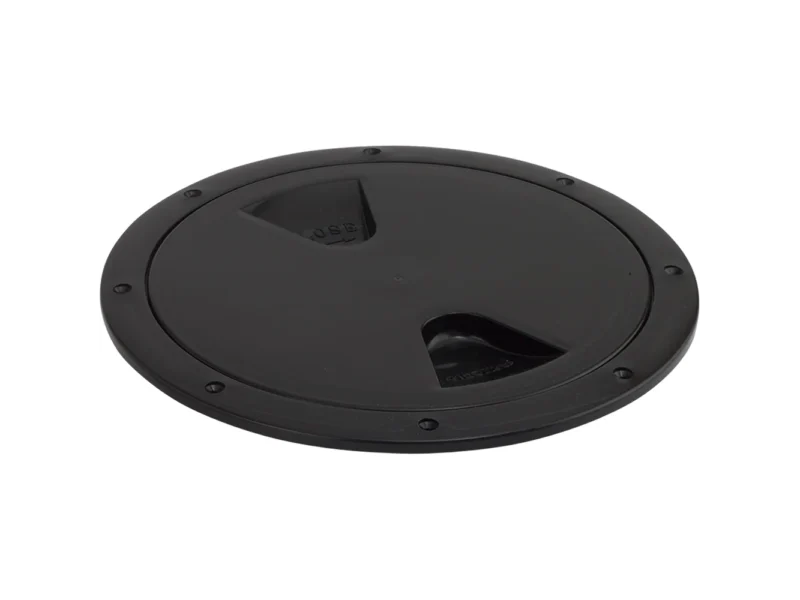 Sea-Dog Screw-Out Deck Plate - Black - 4"