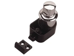 Sea-Dog Push Button Rim Latch - Polished Chrome