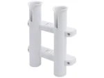 Sea-Dog Two Pole Side Mount Rod Storage Rack - White