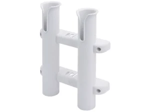 Sea-Dog Two Pole Side Mount Rod Storage Rack - White