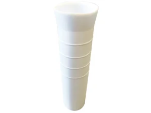 Tigress 10" Flared Vinyl Replacement Insert Liner - White