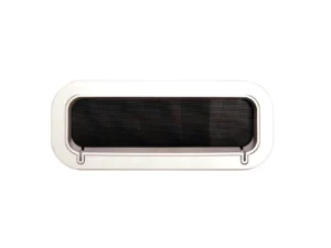 Beckson Drain Port - 4" x 14" x 2"-Depth - White/Clear
