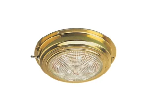 Sea-Dog Brass LED Dome Light - 5" Lens