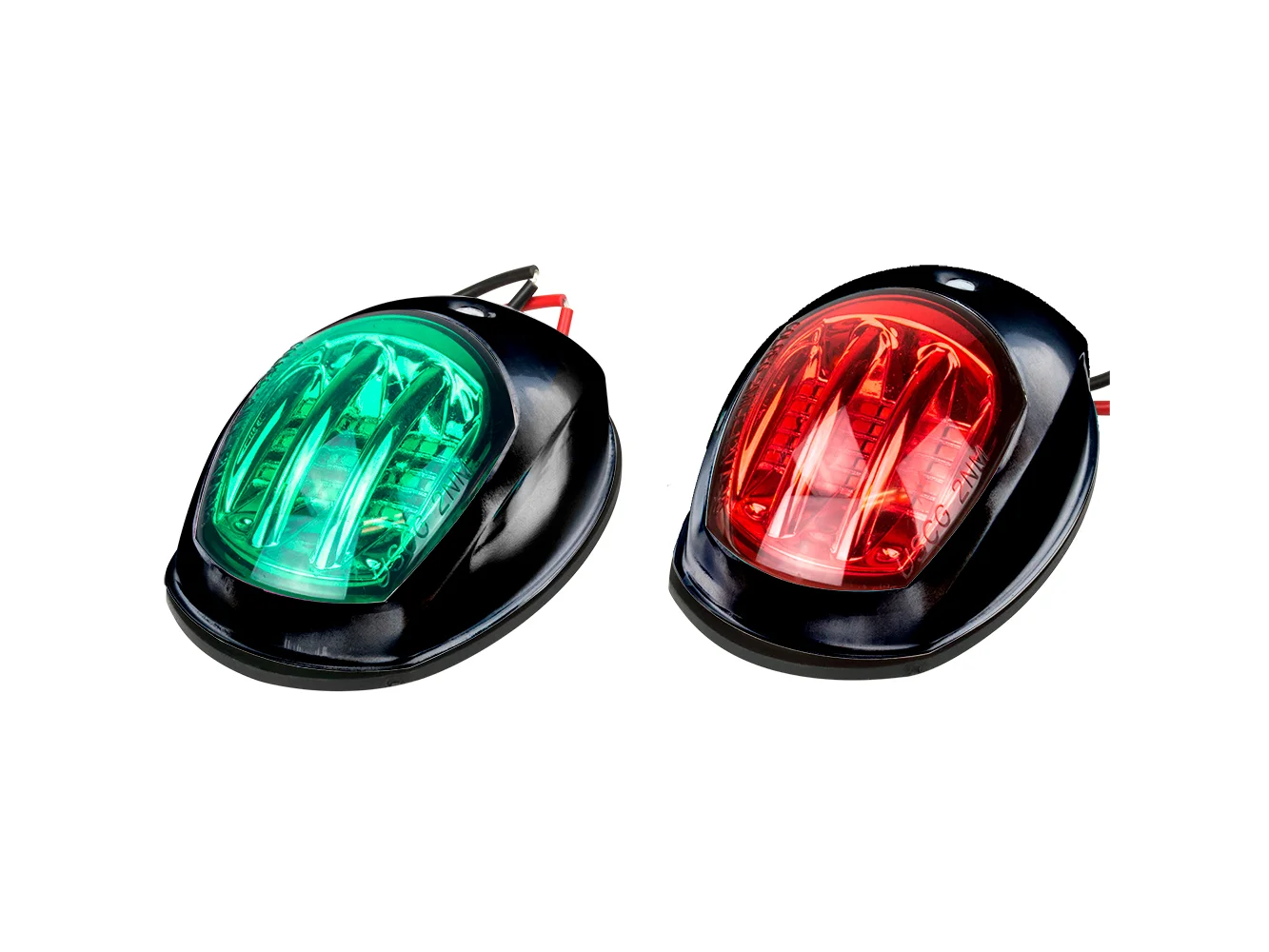 Sea-Dog Black LED Navigation Lights - Port & Starboard