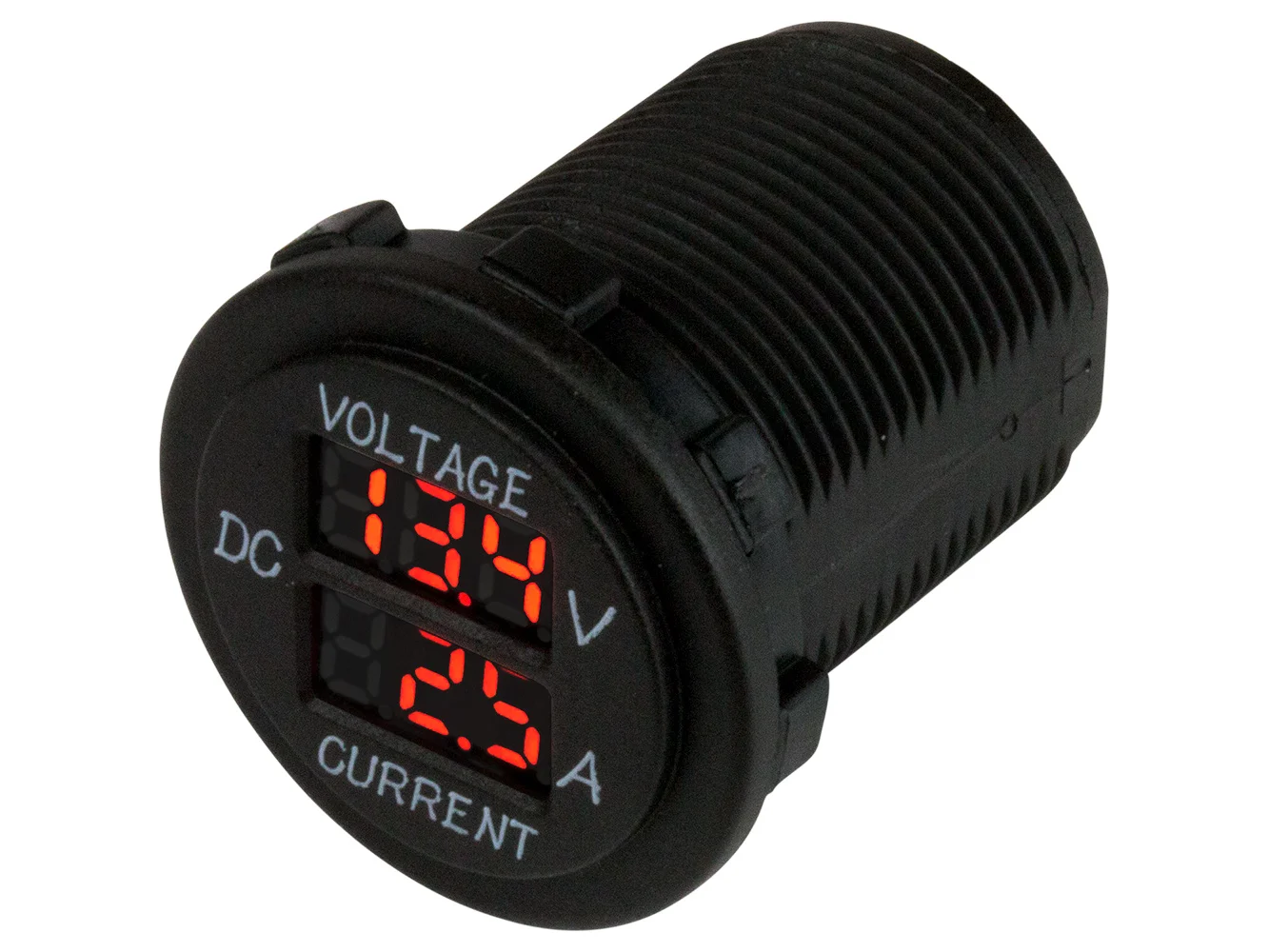 Sea-Dog Round Voltage & Amp Meter - 6V-30V & 0 Amp - 10 Amp Meter