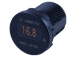 Sea-Dog Round OLED DC Amp Meter - 0 Amp-100 Amp