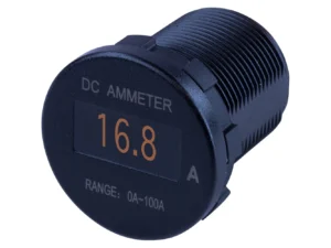 Sea-Dog Round OLED DC Amp Meter - 0 Amp-100 Amp