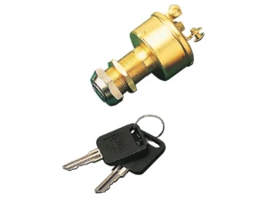 Sea-Dog Brass 3-Position Key Ignition Switch