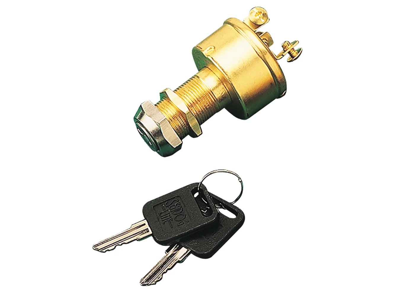 Sea-Dog Brass 3-Position Key Ignition Switch