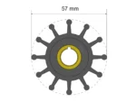 Albin Group Premium Impeller Kit 57 x 12.7 x 20mm - 12 Blade - Key Insert