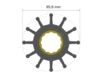 Albin Group Premium Impeller Kit 65.8 x 25 x 80mm - 12 Blade - Spline Insert