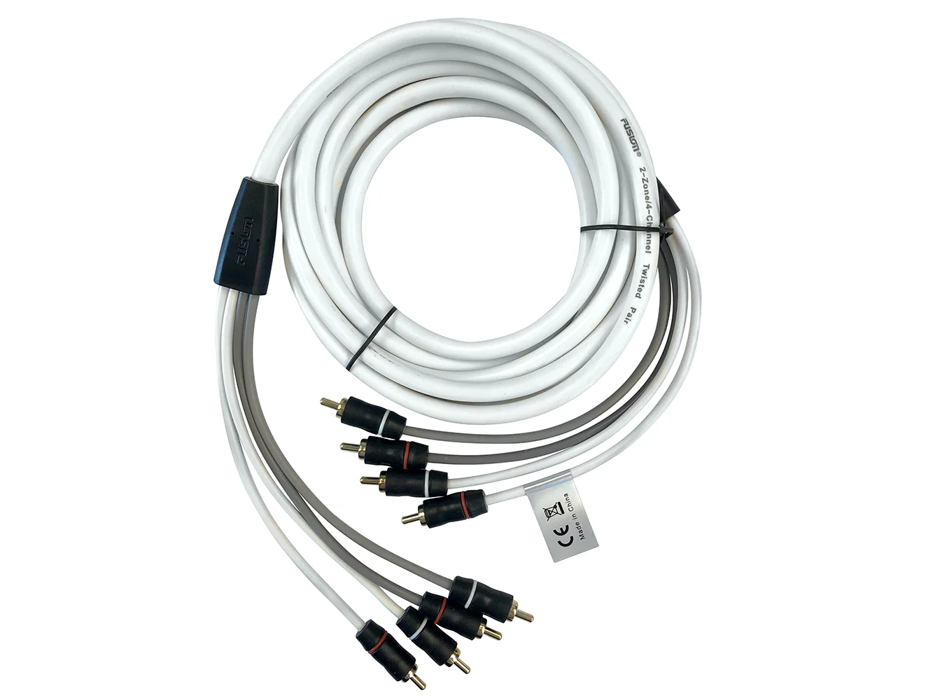 Fusion RCA Cable - 4 Channel - 6'