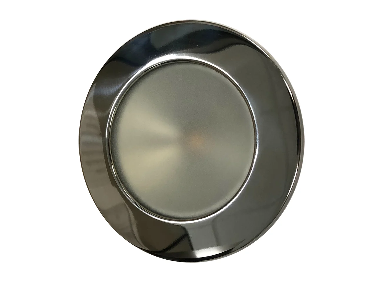 Lunasea Gen 3 Indoor/Outdoor Recessed 3.5” LED Light - 2700K 85 CRI Dimmable COB LED - Warm White/Polished SS Bezel