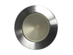 Lunasea Gen 3 Indoor/Outdoor Recessed 3.5” LED Light - 2700K 85 CRI Dimmable COB LED - Warm White/Brushed SS Bezel