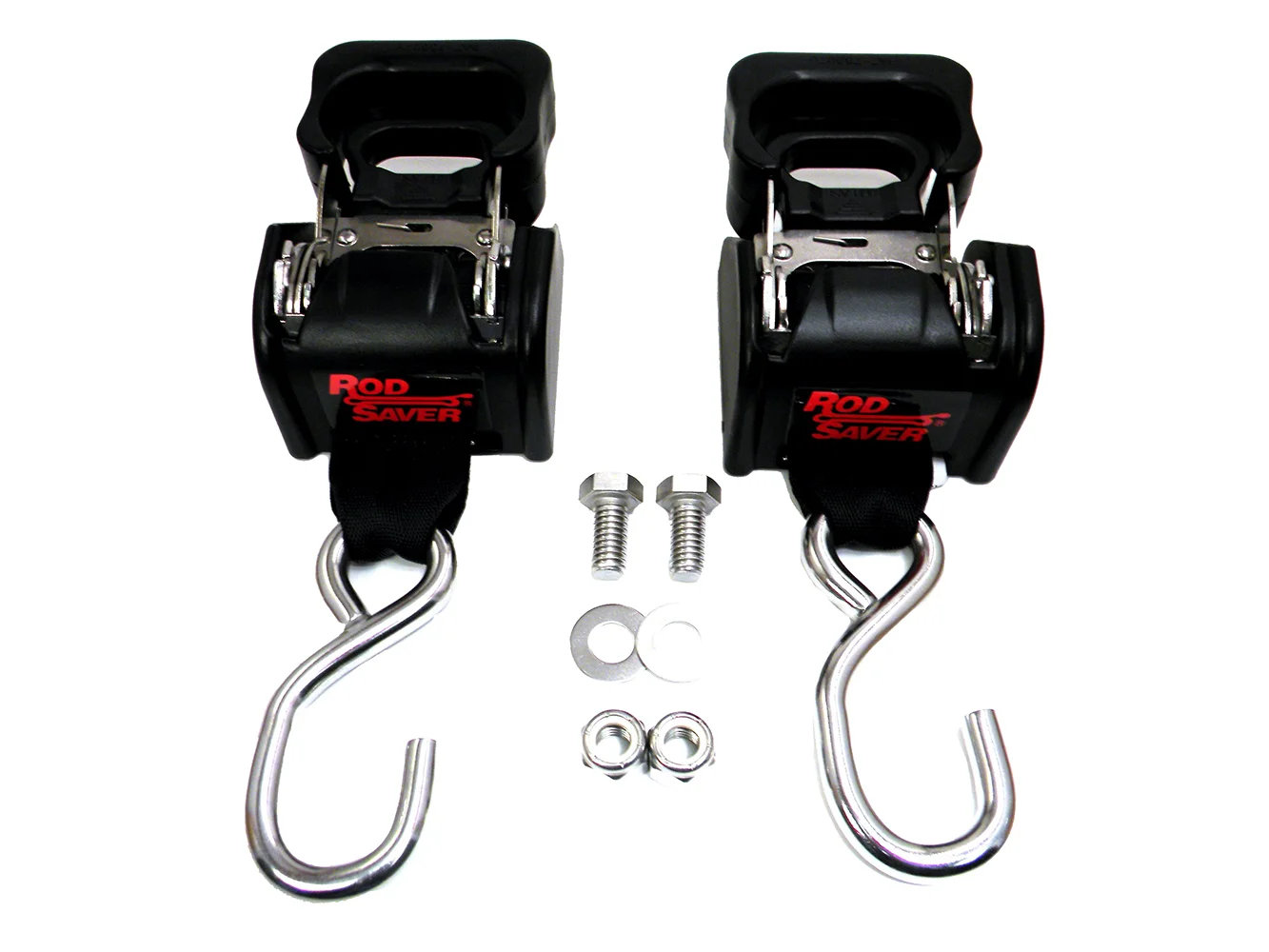 Rod Saver Stainless Steel Retractable Transom Tie-Down - 40" - Pair