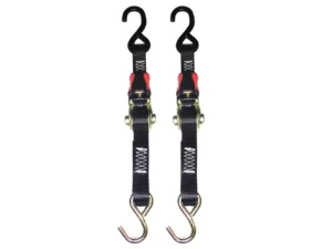 Rod Saver Rubber Ratchet Tie-Down - 1" x 4' - Pair