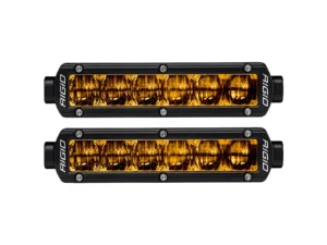 RIGID Industries 6" SR-Series SAE Compliant Fog Light - Black w/Yellow Light