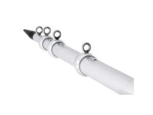 Tigress XD Telescoping Aluminum Outrigger Poles - 18' - 1-1/2" OD - Silver