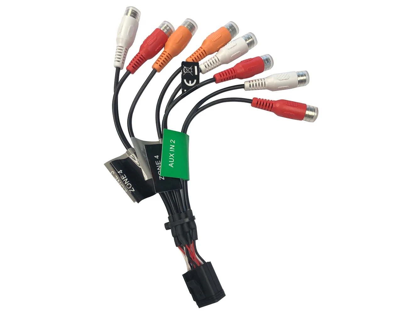Fusion Wire Harness f/ MS-RA770 Stereo - Zone 3 & 4 (E Port-RCA)