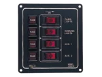 Sea-Dog Aluminum Switch Panel - Vertical - 4 Switch