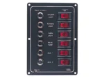 Sea-Dog Aluminum Circuit Breaker Panel - 6 Circuit