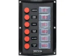 Sea-Dog Splash Guard Switch Panel Vertical - 6 Switch