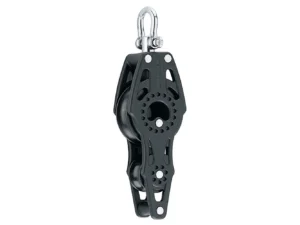 Harken 40mm Carbo Air Fiddle Block w/Swivel & Becket