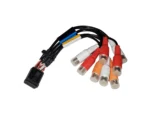 Fusion Wire Harness f/ MS-RA670 & MS-RA770 Stereo - Zone 1 & 2 (B Port-RCA)