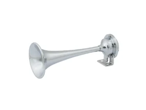 Marinco 12V Chrome Plated Single Trumpet Mini Air Horn