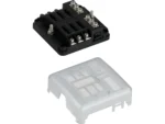 Sea-Dog Blade Style LED Indicator Fuse Block w/Negative Bus Bar - 6 Circuit
