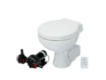 Johnson Pump AquaT Toilet Silent Electric Compact - 12V w/Pump