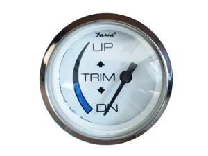 Faria Chesapeake White SS 2" Trim Gauge f/Honda Engines