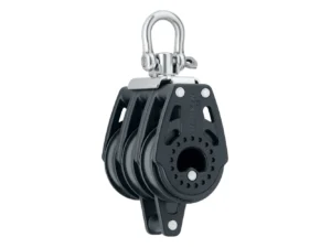 Harken 40mm Carbo Air Triple Swivel Block w/Becket
