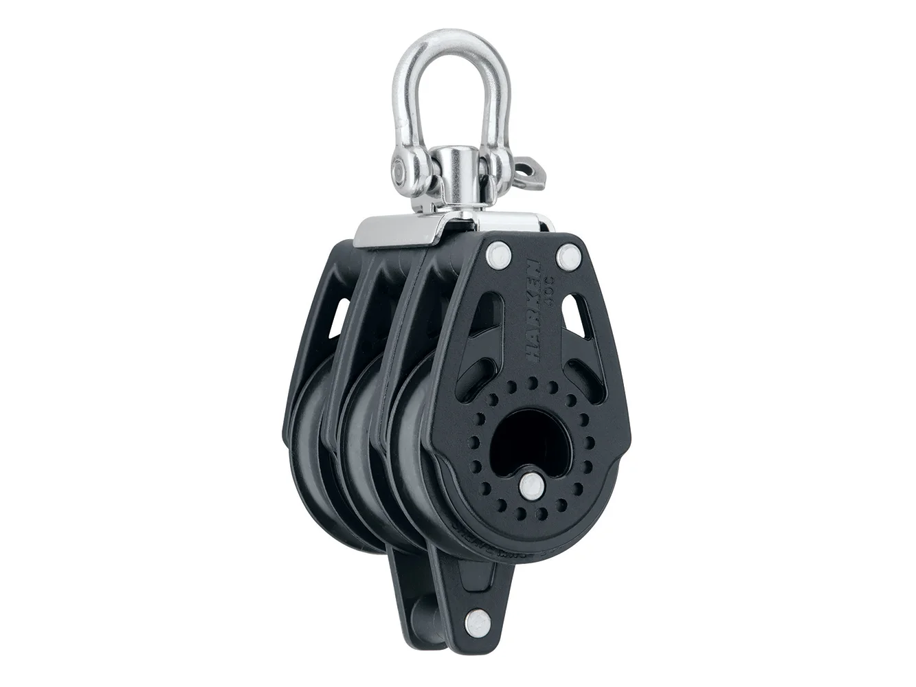 Harken 40mm Carbo Air Triple Swivel Block w/Becket