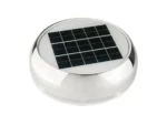 Marinco 4" Day/Night Solar Vent - Stainless Steel
