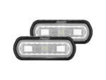 RIGID Industries SR-L Series Surface Mount Spreader Light - Black Housing - White Halo
