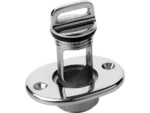 Sea-Dog Oblong Captive Garboard Drain & Plug - 316 Stainless Steel