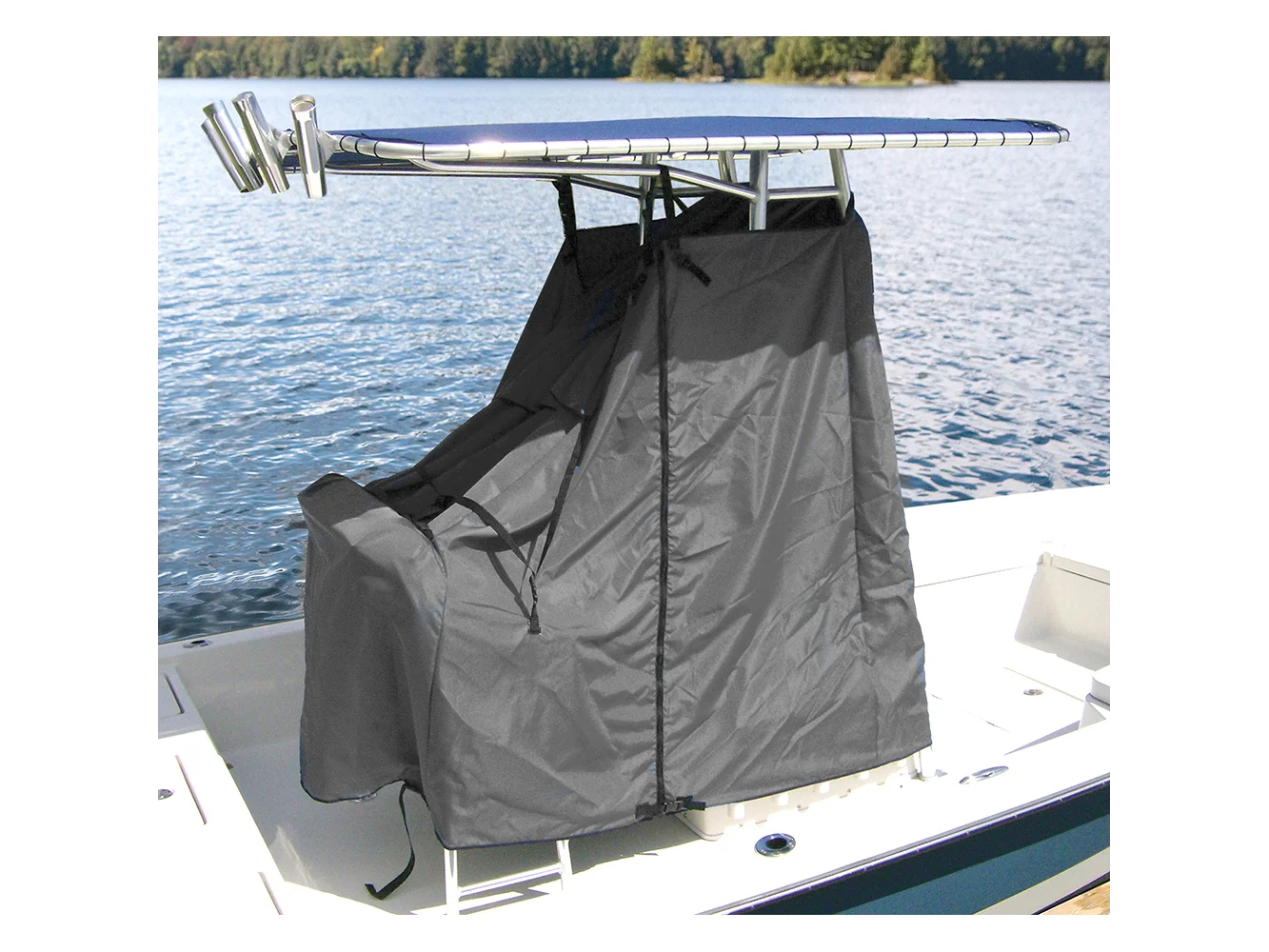 Taylor Made Universal T-Top Center Console Cover - Grey - Measures 48"W X 60'L X 66"H