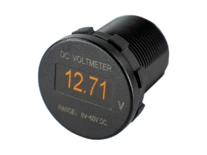 Sea-Dog OLED Voltmeter - Round