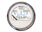 Faria Chesapeake White SS 2" Cylinder Head Temperature Gauge (60-220°F)