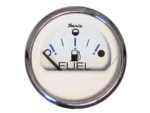 Faria Chesapeake White SS 2" Fuel Level Gauge - Metric (E-1/2-F)