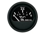 Faria Euro Black 2" Oil Pressure Gauge - Metric (5 Bar)