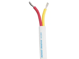 Ancor Safety Duplex Cable - 12/2 AWG - Red/Yellow - Flat - 25'