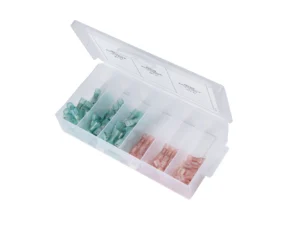 Ancor Heat Shrink Universal Speaker Connector Kit f/22-18/16-14 - Assorted 90 Piece