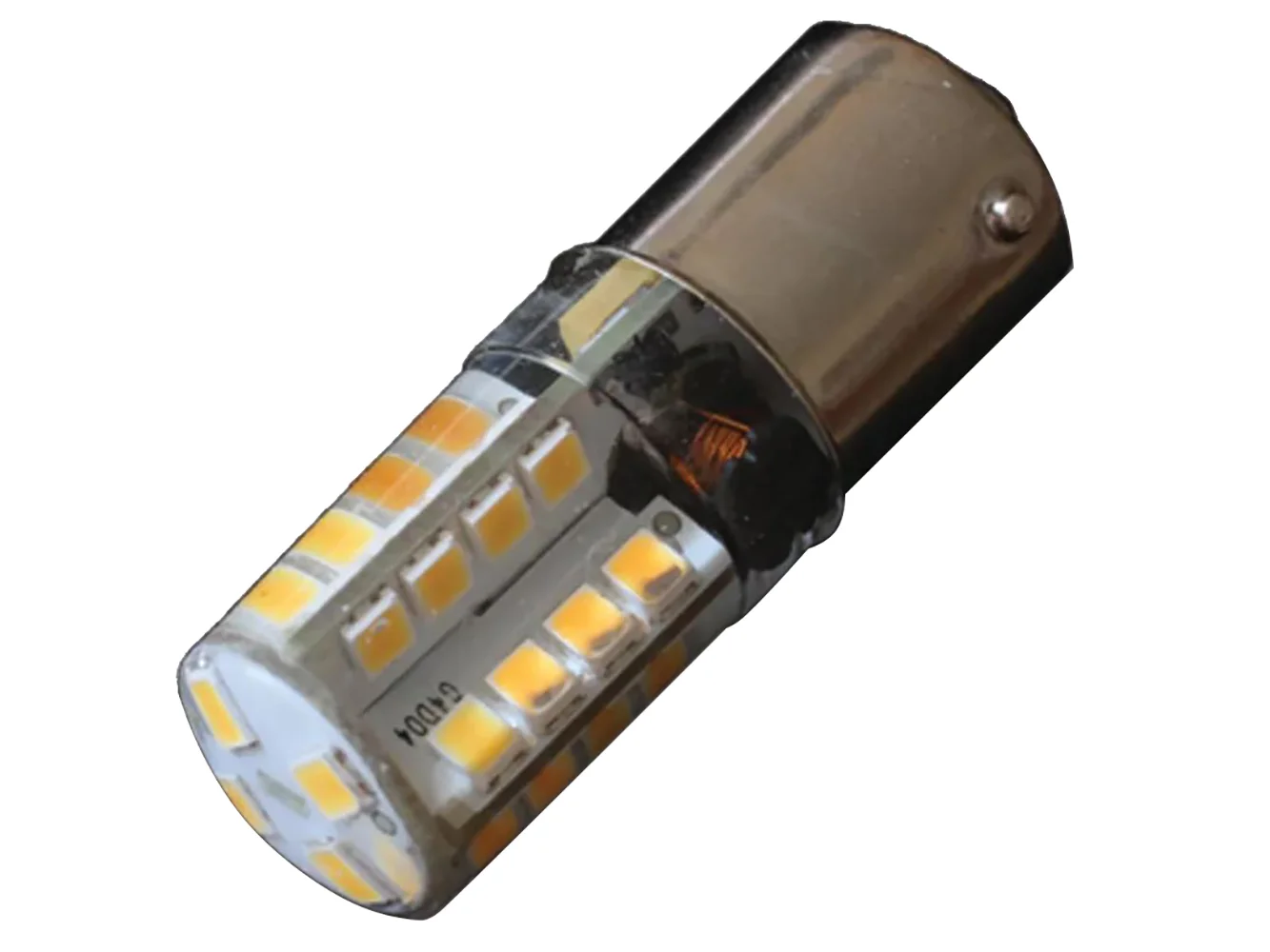 Lunasea BA15S Silicone Encapsulated LED Light Bulb - 10-30 VDC - 220 Lumen - Cool White