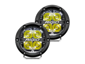 RIGID Industries 360-Series 4" LED Off-Road Spot Beam w/White Backlight - Black Housing