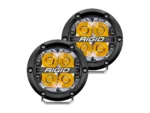 RIGID Industries 360-Series 4" LED Off-Road Spot Beam w/Amber Backlight - Black Housing