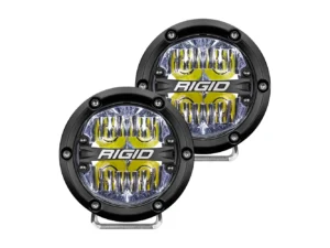 RIGID Industries 360-Series 4" LED Off-Road Fog Light Drive Beam w/White Backlight - Black Housing