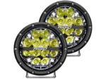 RIGID Industries 360-Series 6" LED Off-Road Fog Light Spot Beam w/White Backlight - Black Housing