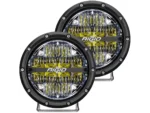 RIGID Industries 360-Series 6" LED Off-Road Fog Light Drive Beam w/White Backlight - Black Housing